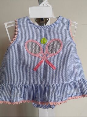 Mud Pie Baby Girls' Mud Pie Girls Pinafore Set